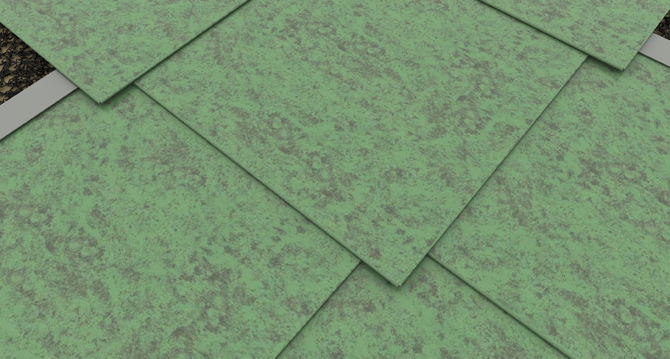 Detail: roofing applications with SHINGLES - TILES