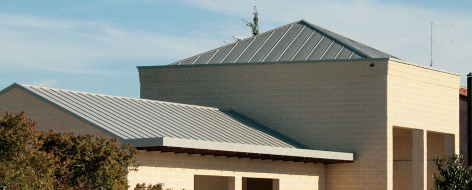 Roofing applications : double standing seam
