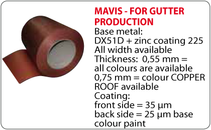 MAVIS - FOR GUTTER PRODUCTION